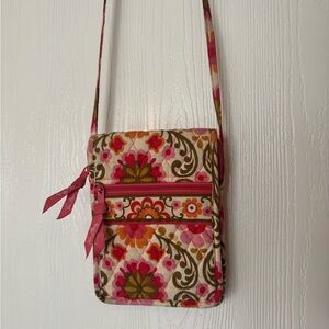 Vera Bradley Crossbody Phone Bag - Quilted Pattern